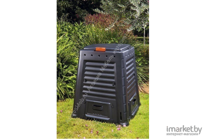 Садовый компостер Keter Mega composter 650L черный [231598]