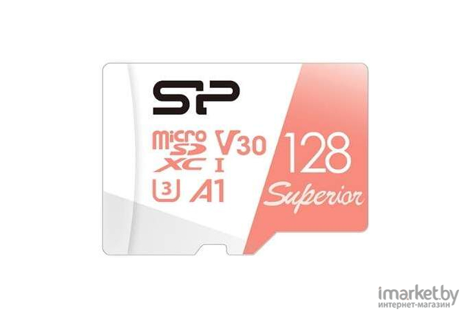 Карта памяти Silicon-Power microSD 128GB Superior A1 microSDXC Class 10 [SP128GBSTXDV3V20SP]