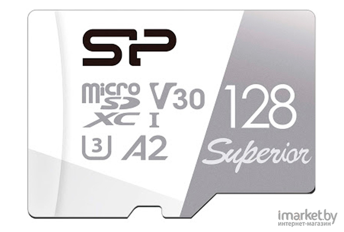 Карта памяти Silicon-Power microSD 128GB Superior Pro A2 microSDXC Class 10 UHS-I [SP128GBSTXDA2V20]
