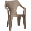 Садовый стул Keter Dante Lowback коричневый [17187058599, 236021]