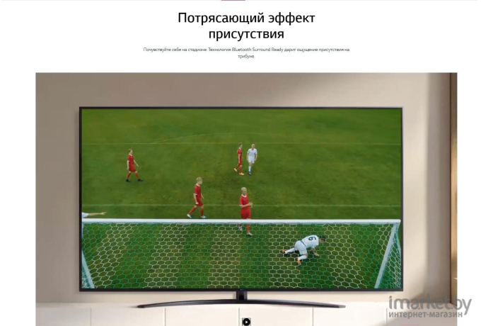 Телевизор LG 43UP76006LC 43 2021 черный [43UP76006LC.ARU]