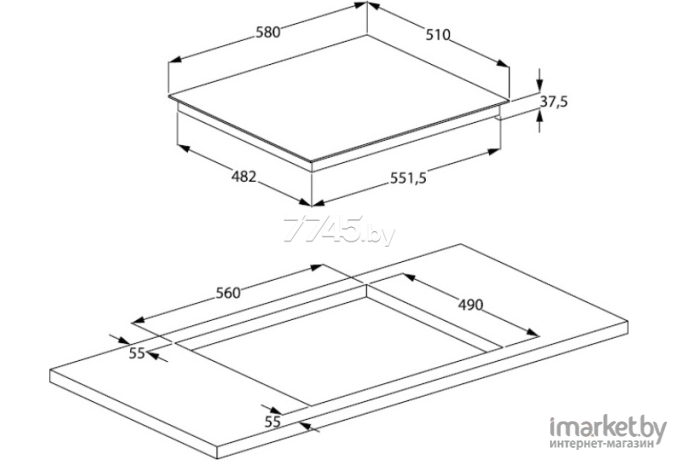 Варочная панель BEKO HIC64402E