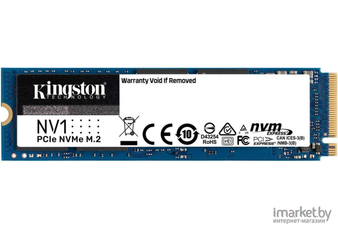 SSD диск Kingston M.2 2280 M 1Tb NV1 [SNVS/1000G]