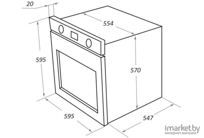 Духовой шкаф Maunfeld EOEM.769SCS2W