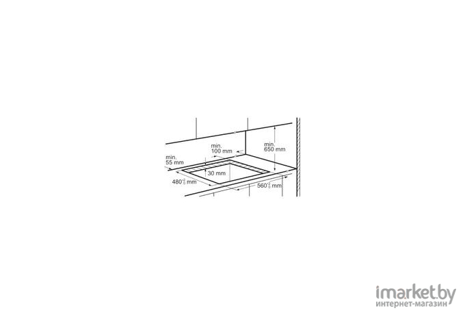 Варочная панель HOMSAir HGE643GBK