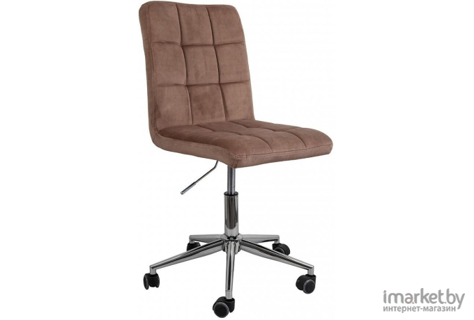 Офисное кресло AksHome Fiji капучино велюр HCJ-11/хром