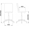 Офисное кресло AksHome Fiji светло-серый велюр HCJ-38/хром