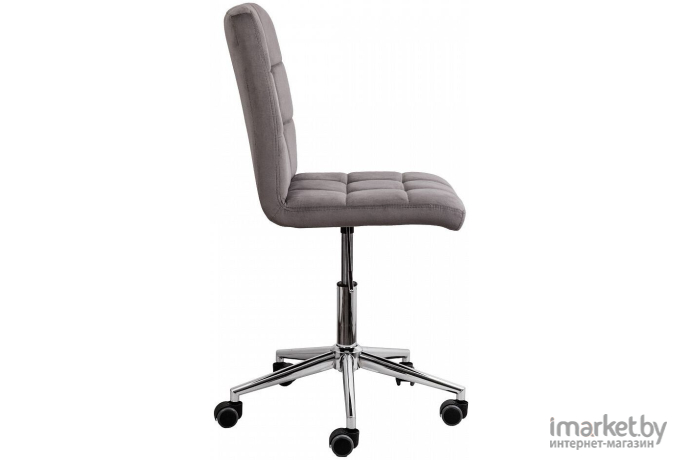 Офисное кресло AksHome Fiji светло-серый велюр HCJ-38/хром