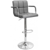 Барный стул AksHome Oregon серый/хром