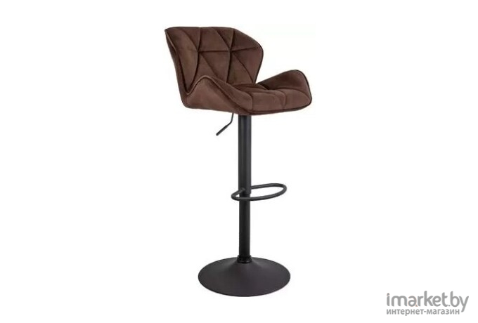 Барный стул AKS Berlin шоколадный велюр HCJ-10/черный