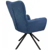 Кресло AKS Colorado темно-синий Chita/черный