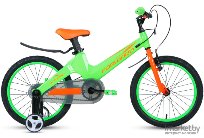Велосипед детский Forward COSMO 18 2.0 2020-2021 зеленый [1BKW1K7D1027]