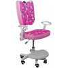 Офисное кресло AKS Pegas ткань с котятатми розовый