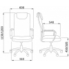 Офисное кресло AKS Germes ткань/сетка серый