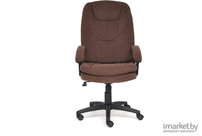 Офисное кресло TetChair COMFORT LT флок 6 коричневый