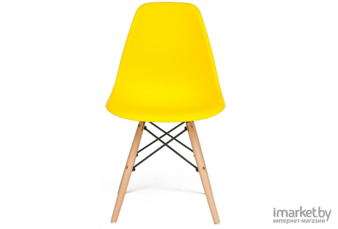 Стул TetChair Secret De Maison CINDY (EAMES) (mod. 001) дерево береза/металл/пластик 51x46x82.5см желтый