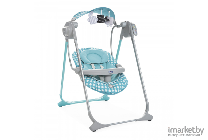 Детский шезлонг Chicco Polly Swing Up Turquoise 340728735 [04079110410000]