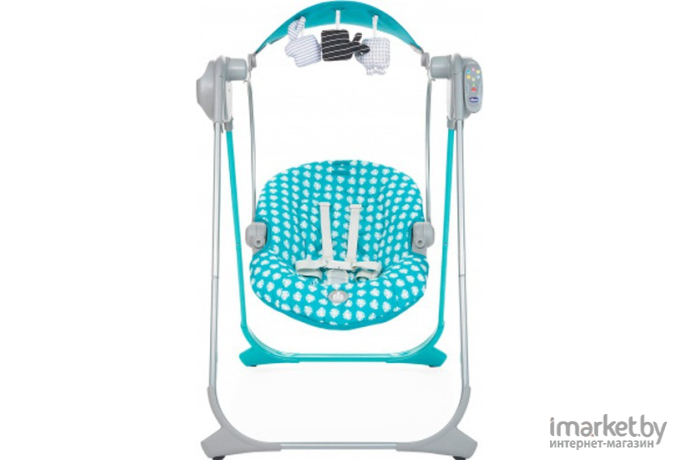 Детский шезлонг Chicco Polly Swing Up Turquoise 340728735 [04079110410000]