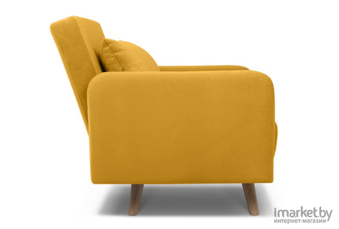 Кресло-кровать Woodcraft Кускен Velvet желтый [137733]