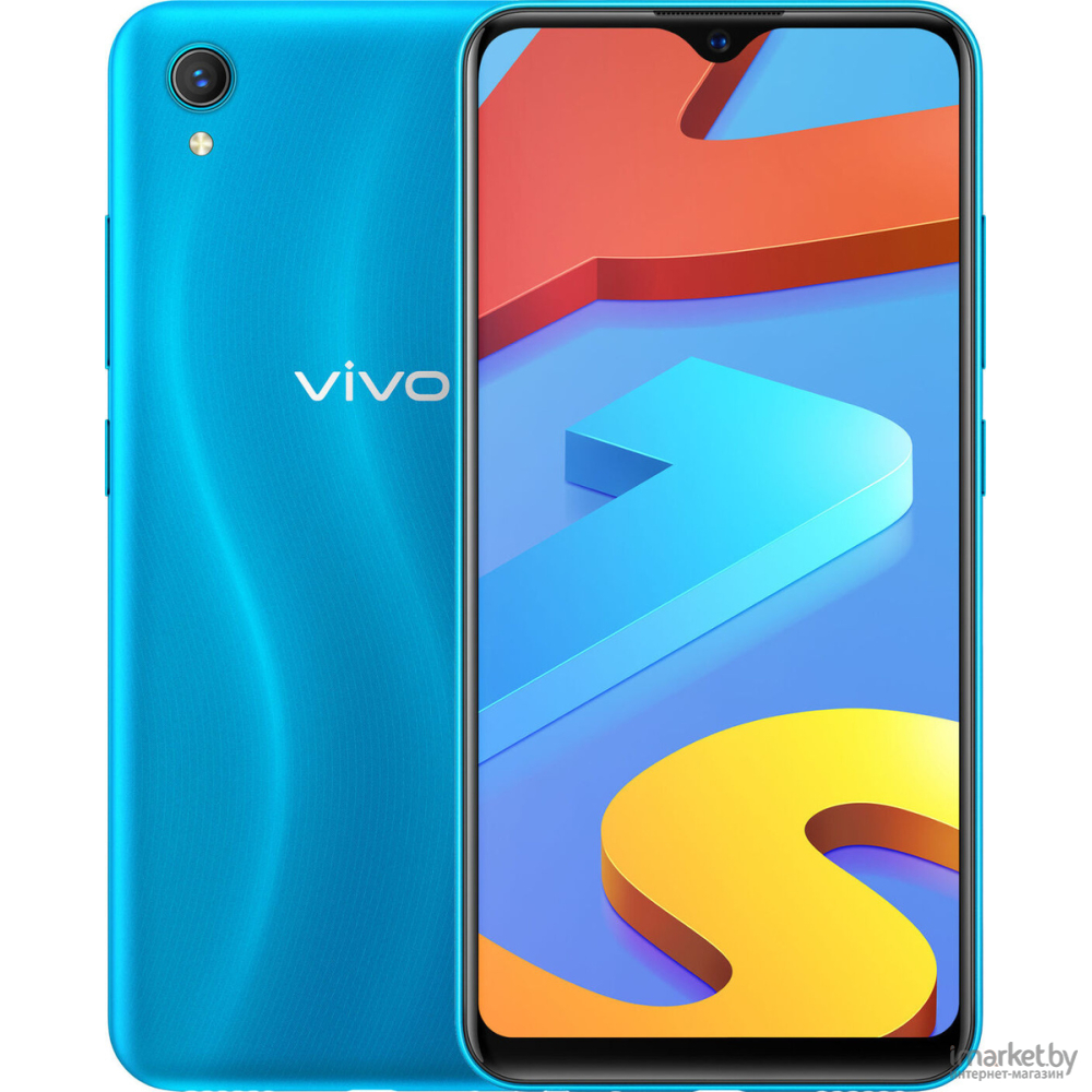 Мобильный телефон Vivo Y1S 2/32GB Ripple Blue [2015] в каталоге | Цена |  Доставка по РБ