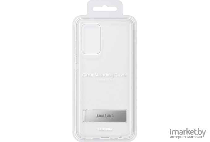 Чехол для телефона Samsung Clear Standing Cover для A72 Transparent [EF-JA725CTEGRU]