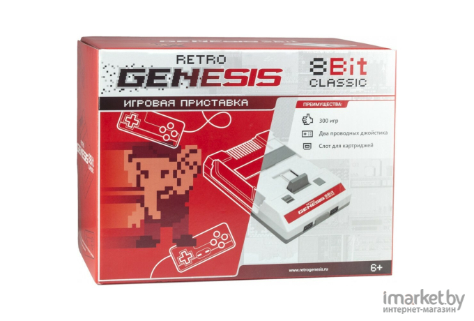 Игровая приставка Retro Genesis 8 Bit Classic + 300 [ConSkDn72]