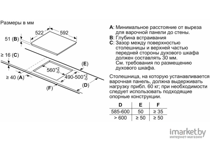 Варочная панель Bosch PIE611FC5R