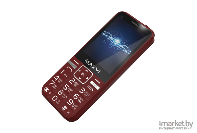 Мобильный телефон Maxvi P3 Wine Red