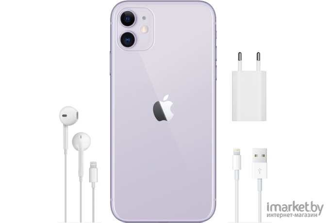 Мобильный телефон Apple iPhone 11 64Gb Purple [MHDF3]