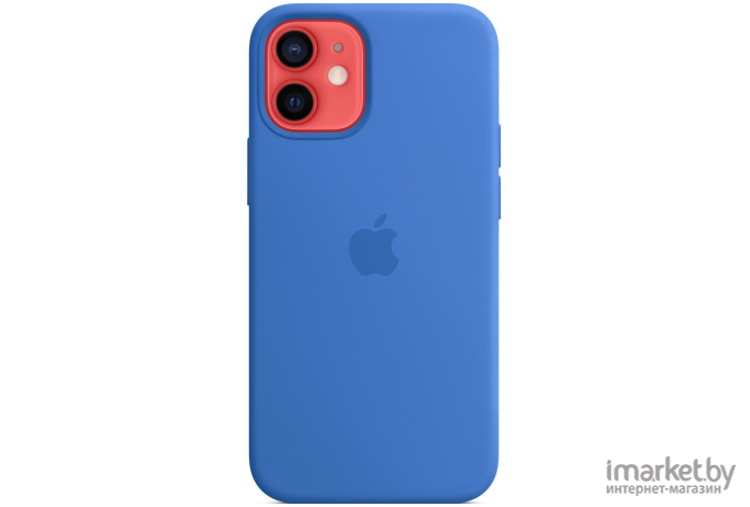 Чехол для телефона Apple iPhone 12 mini Silicone Case with MagSafe Capri Blue [MJYU3]