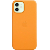 Чехол для телефона Apple iPhone 12 | 12 Pro Leather Case with MagSafe Deep Violet [MJYR3]