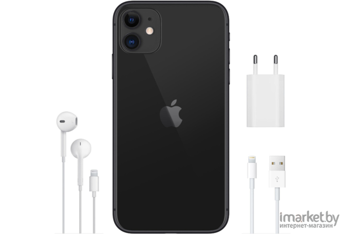 Мобильный телефон Apple iPhone 11 128GB Black [MHDH3]