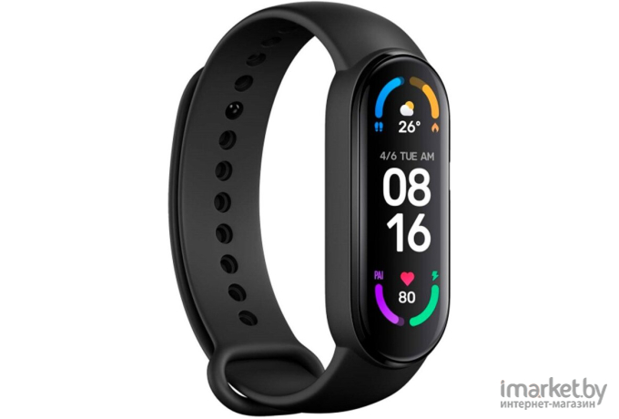 Фитнес-браслет Xiaomi Smart Band 6 Black (BHR4951GL)