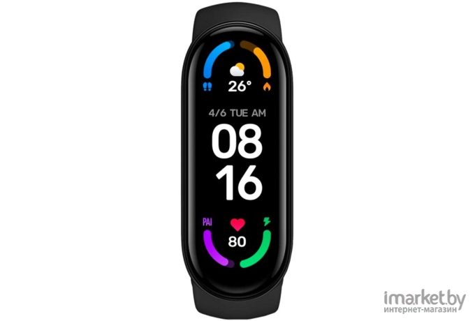 Фитнес-браслет Xiaomi Smart Band 6 Black (BHR4951GL)