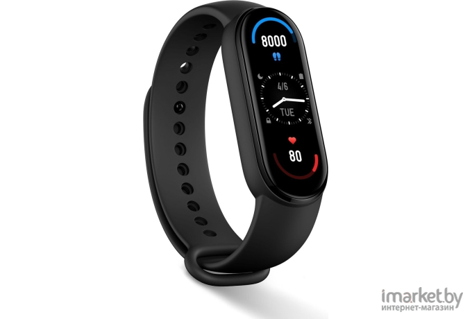 Фитнес-браслет Xiaomi Smart Band 6 Black (BHR4951GL)