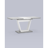 Стол обеденный Stool Group Vector 120-160*80 бетон/белый [80.578.01 8005 DUAL]