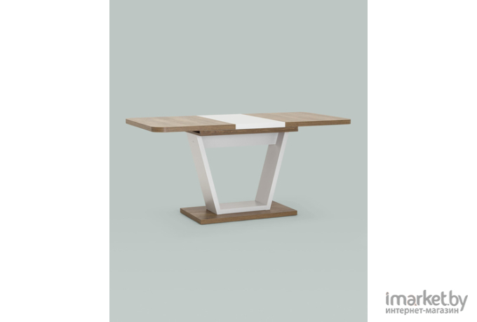 Стол обеденный Stool Group Vector 120-160*80 дуб Ка/пепел [80.578.01 8048 DUAL]