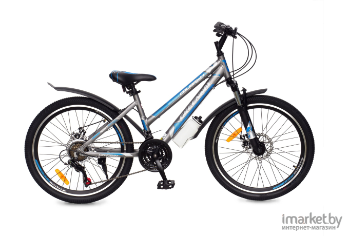 Велосипед Greenway COLIBRI-H 24 рама 14 дюймов серый/синий