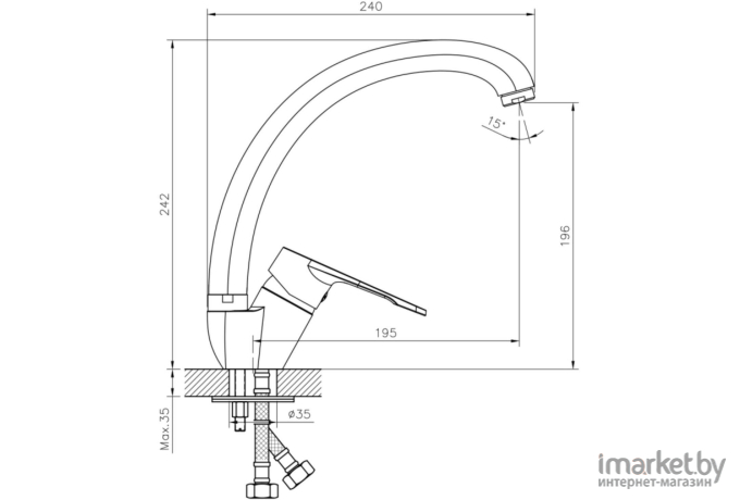 Смеситель Decoroom DR23021