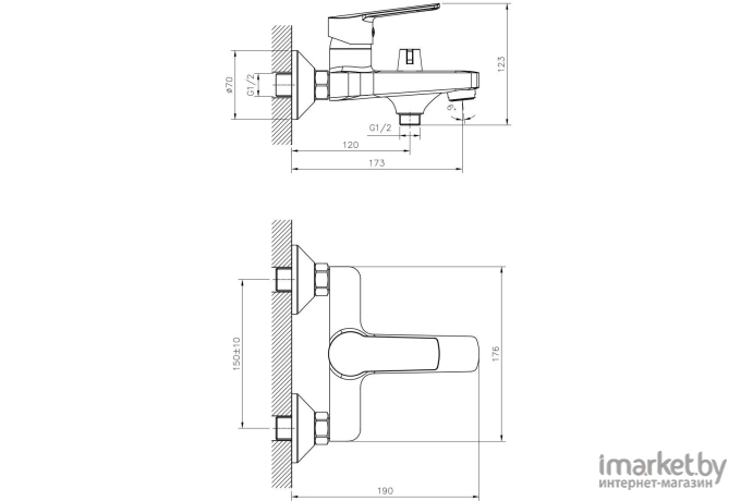 Смеситель Decoroom DR21035