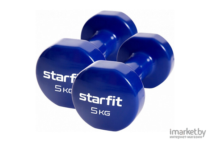 Гантель Starfit Core DB-101 5 кг темно-синий