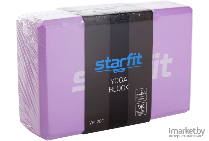 Блок для йоги Starfit Core YB-200 EVA мятный