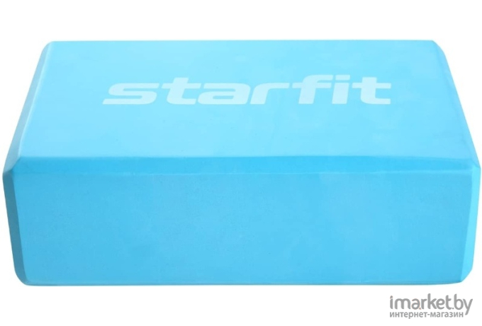 Блок для йоги Starfit Core YB-200 EVA синий пастель