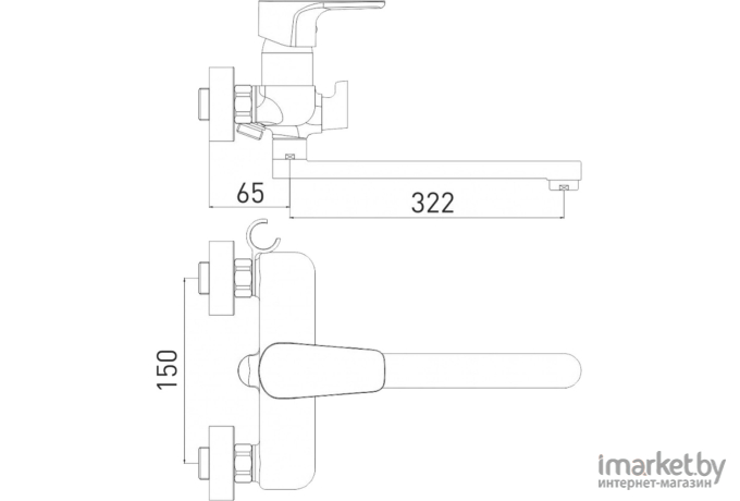 Смеситель Gross Aqua Evo [7121297С-35L(F)]