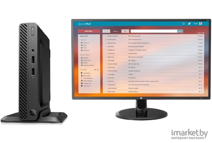 Компьютер HP Bundles 260 G3 Desktop Mini [260P4ES#ACB]