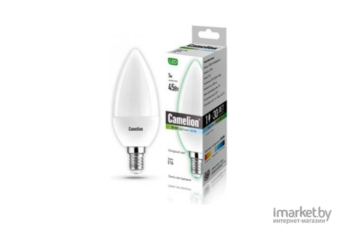 Светодиодная лампочка Camelion LED5-C35/845/E14 [12032]