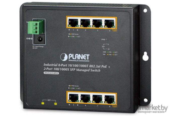 Коммутатор PLANET WGS-4215-8P2S