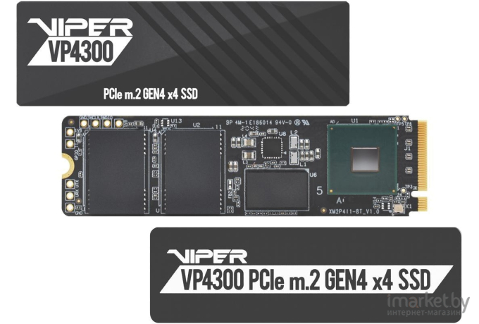 SSD диск Patriot M.2 2280 M 1Tb Viper [VP4300-1TBM28H]