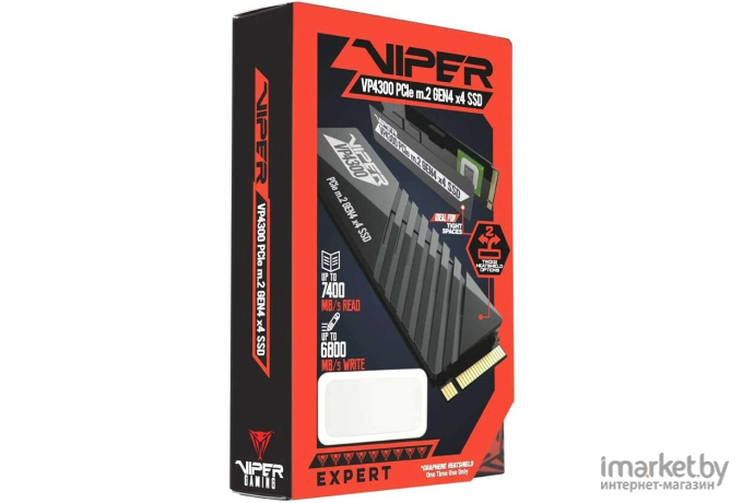 SSD диск Patriot M.2 2280 M 1Tb Viper [VP4300-1TBM28H]