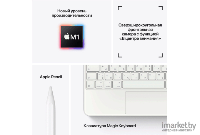 Планшет Apple iPad Pro 11-inch Wi-Fi 128GB [MHQR3RU/A]